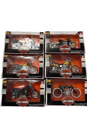 Harley-Davidson Maisto Series 7 Die-Cast 1:18 Scale Replicas